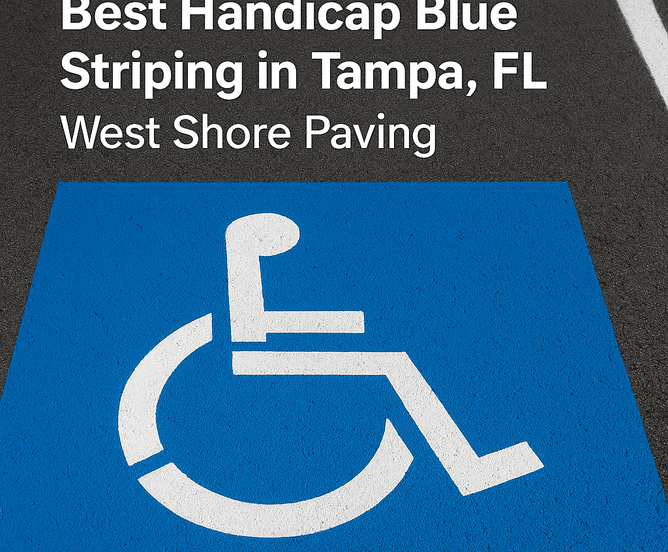 Best Handicap Blue Striping in Tampa, FL West Shore Paving