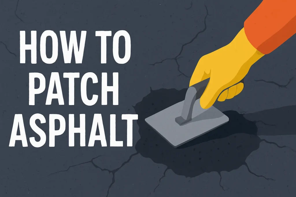 How to Patch Asphalt A Tampa Guide to Fixing Your Driveway