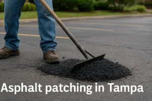 Asphalt patching in Tampa by westshore paving