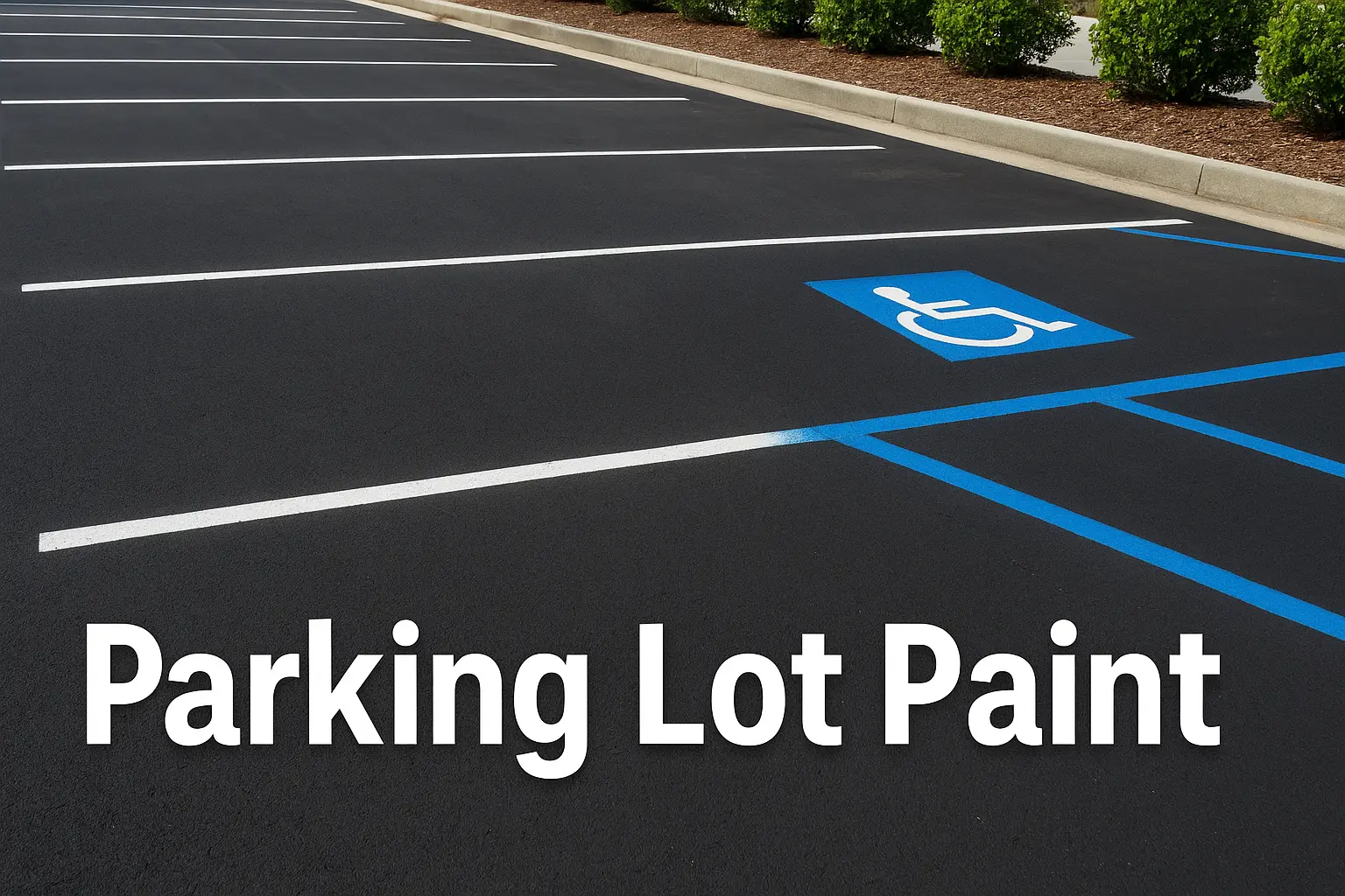 Parking Lot Paint Durable Line Marking Solutions