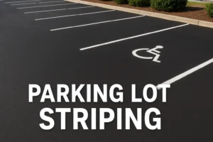 Parking Lot Striping Safe, Clear Lines by WestShore Paving