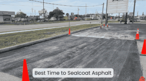Best Time to Sealcoat Asphalt