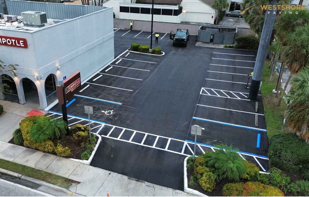 Overlay-existing-asphalt-and-stripe