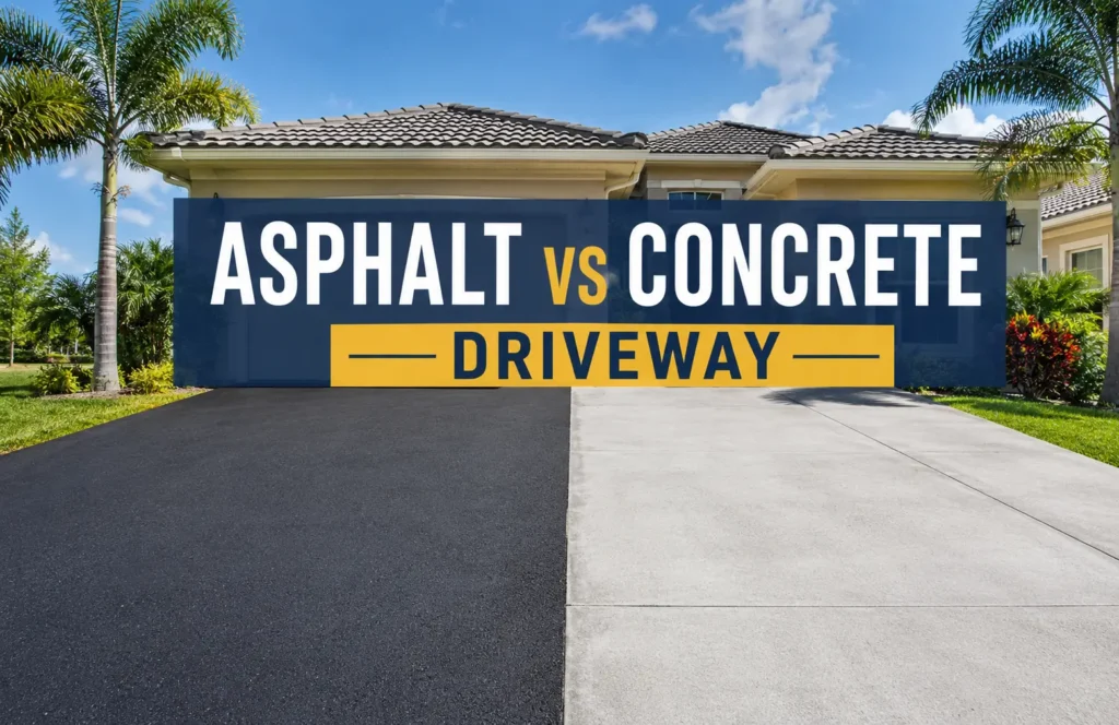 Asphalt vs Concrete Driveway Which Is Better for Tampa Homeowners